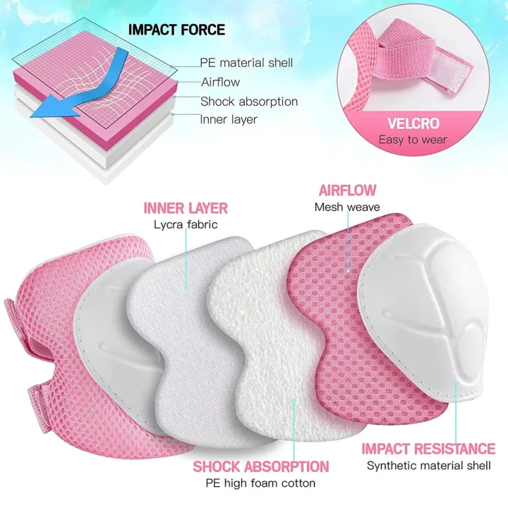Kids%20Protective%20Gear%20Set%20Knee%20Pads%20for%20Kids%203-7%20Years%20Toddler%20Knee%20and%20Elbow%20Pads%20with%20Wrist%20Guards%20for%20Skating%20Cycling%20Bike%20New%20-%20Image%203