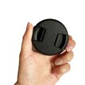 Second-generation lens cap DSLR camera lens cap dust cap 49mm-82mm camera lens protective cover.