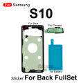 Fullset Sticker For Samsung Galaxy S10 Lite Plus S10+S10 5G S10E Front LCD Screen And Back Battery Adhesive Glue Replacement.