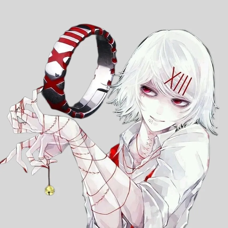 Anime Cos Tokyo Ghoul JUZO SUZUYA REI Boy Adjustable Finger Ring
