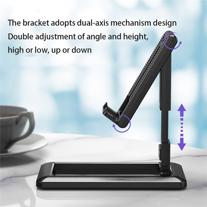 Adjustable%20Phone%20Bracket%20Desktop%20Holder%20Multifunctional%20Stand%20Foldable%20Liftable%20-%20Mobile%20Stand%20-%20Mobile%20Stand%20-%20Image%203