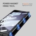 Case with Pen for Samsung Galaxy Z Fold 6 with Tempered Glass Screen Protector Magnetic Hinge Cover S Pen Holder.