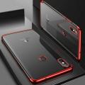 Transparent Soft Plating TPU Phone Casing for Xiaomi Mi Mix 2s.