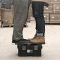 Tool Box Large Space Lightweight Durable with Lid Hammer Handy Tools Electrician Repairs Box Repair Tool Storage Case for Garage Home Trunk , 41cmx33cmx21.5cm. 