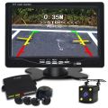 5.0 inch monitor-gray-NY2208 Parking Sensor Reverse Backup Assistance Car Visual Reversing Radar image System + Auto Rearview Camera Mirror Monitor.