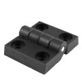 2pcs 63mm x 50mm Cabinet Plastic Hinge Door Hinges Hinge Black. 