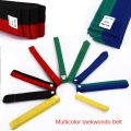 Sports Belt Cotton Taekwondo Belt Uniform Black/Red/Green/Yellow udo Jiu jitsu Standard Tapes Colorful 2.2/2.8M Karate Random Belt for Adult Children Aikido.