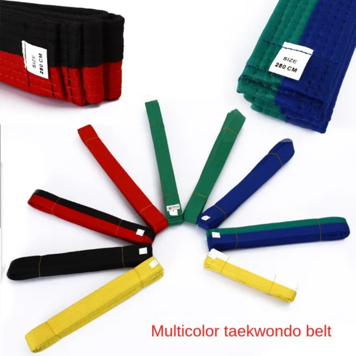 Sports%20Belt%20Cotton%20Taekwondo%20Belt%20Uniform%20Black/Red/Green/Yellow%20udo%20Jiu%20jitsu%20Standard%20Tapes%20Colorful%202.2/2.8M%20Karate%20Random%20Belt%20for%20Adult%20Children%20Aikido%20-%20Image%207
