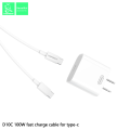VDENMENV D10C Fast Charging Type C to Type C 100W PD Cable 1Meter.