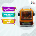 Battery Operated Child Toy Public Bus With Led Light & Music Car, Vehicle Toy For Kids. 