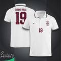 Lamine Yamal 19 Football Jersey For Men - Half Sleeve Collar Polo Yamal 19 t shirt - Spain 19 Jersey. 