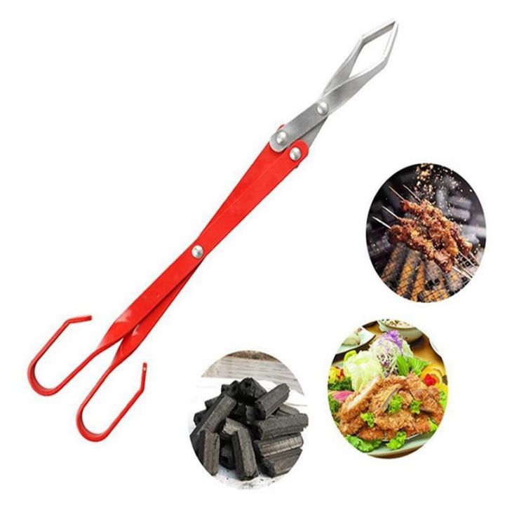 2X%20BBQ%20Charcoal%20Tong%20Barbecue%20Carbon%20Clamp%20Aluminum%20Plier%20Grilled%20Food%20Clip%20Portable%20Tongs%20Barbecue%20Accessories%2050.8cm%20-%20Image%206