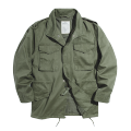 Maden M65 Jackets For Men Green Oversize Denim Jacket Vintage Casual Windbreaker Solid Coat Clothes Retro Loose Overcoat. 