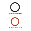 For Accessories Power Steering Pump Rubber Inlet & Outlet O-Ring Seals 2 Pcs KIT 91345--A01+91370-SV4-000. 