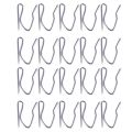 20Pcs Curtain Drapery Pin Hooks - Silvery.