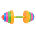 Dumbbell Toy, Plastic Improve Motor Skills Kids Dumbbell Toy for Home. 