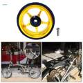 2xEasy Wheel for Folding Bike EZ Wheels Wheel Easywheel Golden. 