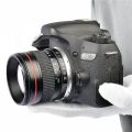 85mm F1.8 Camera Lens for Canon F1.8 Large Aperture Fixed Focus Portrait Macro Pure Manual Focus SLR Camera Lens. 