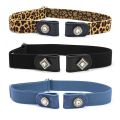 No Buckle Stretch Elastic Waist Belt Buckless Belt Invisible Elastic Waist Belt Unisex For Jeans Pants, Lazy Belts For Women Men. 