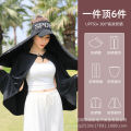 UPF50+New sun protective clothes Women's Summer Uv Protection Sun-Protective Clothing Thin Ice Silk Breathable Shawl Wholesale.
