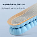 Sports Shock Absorbing Insole Unisex 4D Massage Shoes Pad Super Soft Latex Sports Insole For Feet Running Basket Shoe Sole.