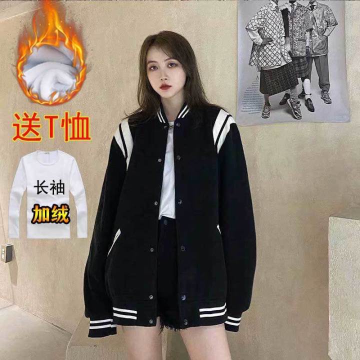 Spring,%20Autumn%20and%20Winter%20Stars%20Same%20StyleinsWoolen%20Cloth%20Baseball%20Jacket%20Men%20and%20Women%20Students%20Loose%20Korean%20Style%20Couple%20Jacket%20-%20Image%204