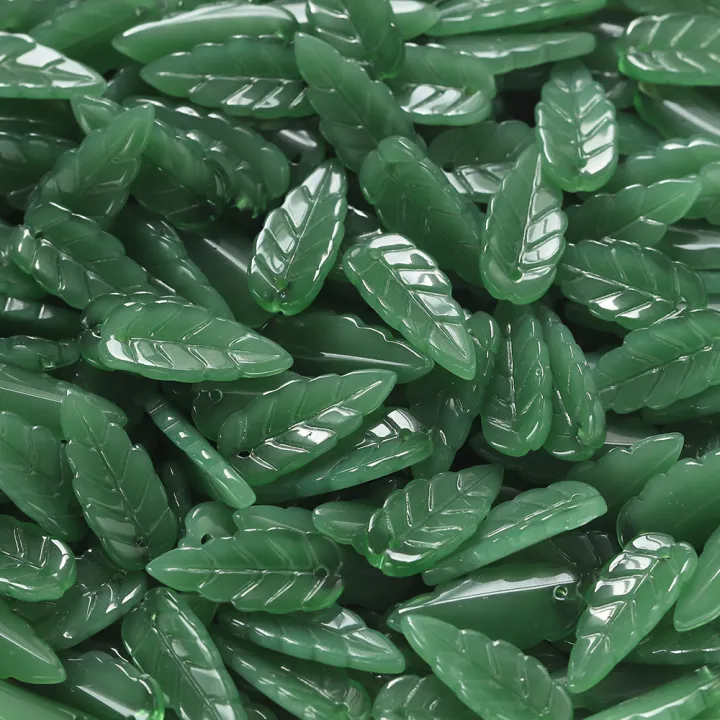 St.kunkka%2010-30pcs%2010x23mm%20Exquisite%20Transparent%20Leaf%20Pendant%20Beads%20Glass%20Pendant%20For%20DIY%20Necklace%20Bracelet%20Making%20-%20Image%209