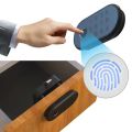 Electronic Smart Fingerprint Safe Drawer Cabinet and Locker Lock System - Black. 