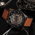 Inspired by CN Inspired by MEN  8301 Men’s PU Leather Quartz Waterproof Watch For Men's. 