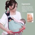 Soft Polyester Baby Half Wrapped Carrier - Suitable For 01 to 03 Years. 