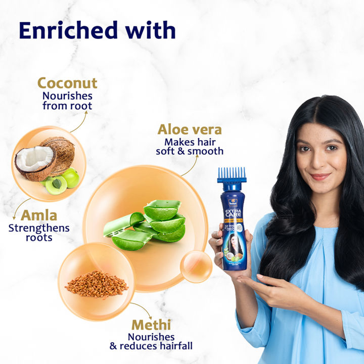 Parachute%20Hair%20Oil%20Anti%20Hairfall%20Oil%20Extra%20Care%20300ml%20(Root%20Applier)%20-%20Image%205
