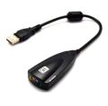 High Quality 5HV2 USB 2.0 Virtual 7.1 Channel Audio External Sound Card.
