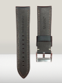 Muslin PU Leather Strich Belt Strap Only 24 mm - Black White.
