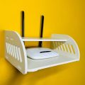 Wood router stand for your wi-fi. 