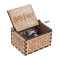 Harry Potter Music Box Engraved Wooden Music Box Interesting Toys Xmas Gift. 