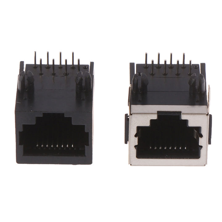 10PCS%20RJ45%20Metal%208%20Pin%20Female%20PCB%20Right%20Angle%20Board%20Jack%20Connector%208P8C%20Jessica%20-%20Image%204