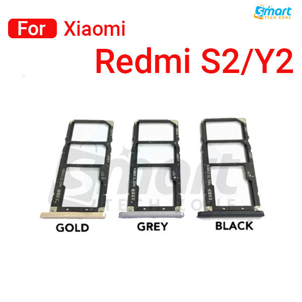 Xiaomi Redmi S2/ Y2 Sim Tray Micro SD Card Slot with Sim Ejector Pin Replacement Part