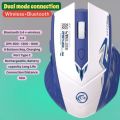 Bluetooth 5.4 Mouse Dual-Mode 2.4G Wireless Mouse 6 Buttons Gaming Mice Rechargeable Mouse 1600 DPI For PC Laptop Macbook.