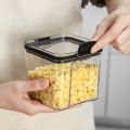 Food Storage Kitchen Containers Plastic Box Jars for Bulk Cereals Kitchen Organizers for Pantry Organizer Jars With Lid Home Set.
