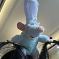 Ratatouille Hairband Plush Doll Headband Banger Clip Wide-Brimmed Hairpin super baby.