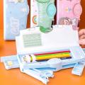 Multifunctional Pencil Case Cartoon High-capacity Pencil Cases Kawaii Kids Gift Pen Cases  New Stationery School Supplies. 
