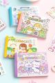 Kawaii Cute Sticky Journal Sticker Book 20 Sheet (sticker and journal book/ note pad.