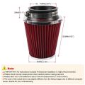 Car Air Filters Universal Car Accessories 3 Inch High Flow Sport Power Mesh Cone 76mm Cold Air Intake Filter Drop Shipping. 