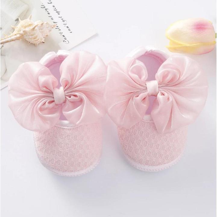 Indispensable -Quality And Durablity -New Design Girls First Walkers Flat Shoes Soft Sole Anti-slip Crib Shoes- Innovative