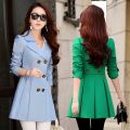 Trench Coat Women Double-ed Trenchcoat Lace Female Autumn Casual Coats Windbreaker Outwear Plus Size Raincoat Streetwear.