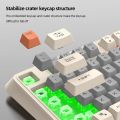 K82 Gaming Keyboard RGB Light Mechanical Keyboard USB Port Luminous Keyboard 94 Keys Wired Keypad for Notebook Laptop Desktop.