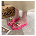 【Top Picks】 Fashion Floral Slippers for Women Size 36-41 Non-slip Beach Slides Soft Bottom EVA Comfortable Sandals. 