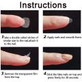 5 sheet's (24 Pc's each) 120 Pc's total Double Sided Nails Glue Stickers. 
