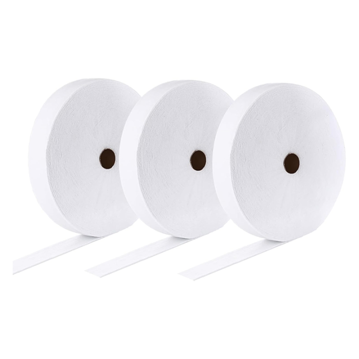 3Rolls JellyRoll Batting Strip 2 1/4 Inch Total 150 Yards Cotton Blend Batting on A Roll,Flexible Quilt Batting for Rugs