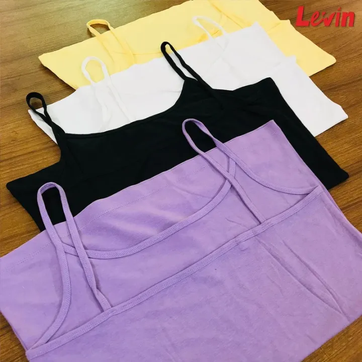Womens%20Round%20Neck%20Camisole%20Cotton%20Tank%20Top%20From%20Levin%20-%20Image%203